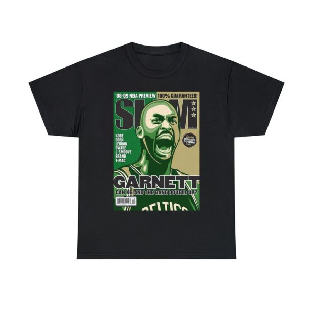 Kevin Garnett Boston Celtics NBA Slam Cover Tee Shirt