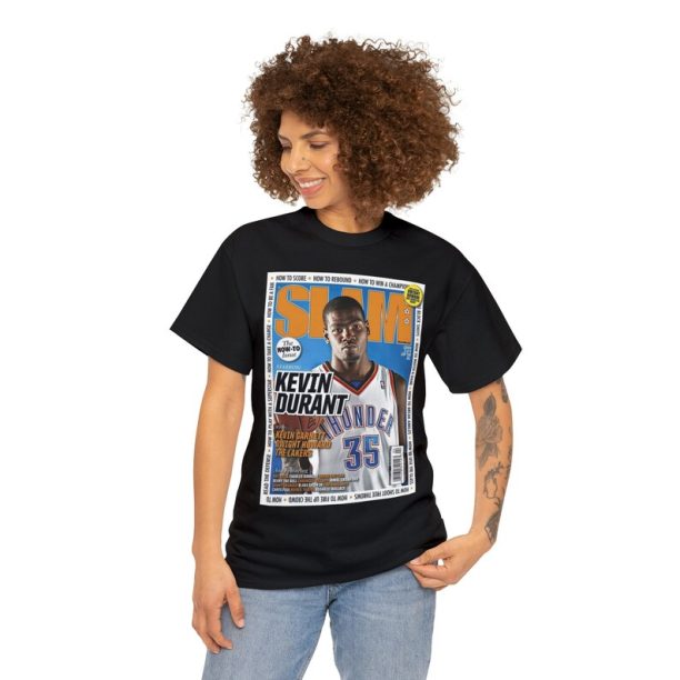 Kevin Durant Oklahoma City Thunder NBA Slam Cover Tee Shirt