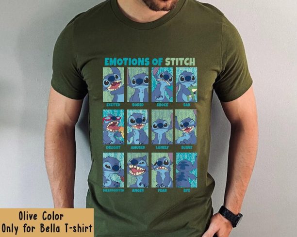 Emotions Of Stitch Disney Shirt / Lilo & Stitch Day Jun 26th T-shirt / Walt Disney World Trip / Disneyland Outfits