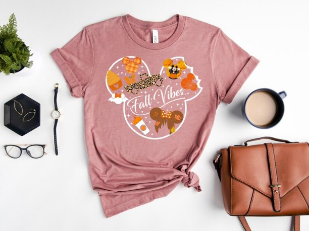 Fall Disney Shirts Thanksgiving Trip, Fall Disney Mickey Shirt, Fall Vibes Shirt, Fall Disney Vacation