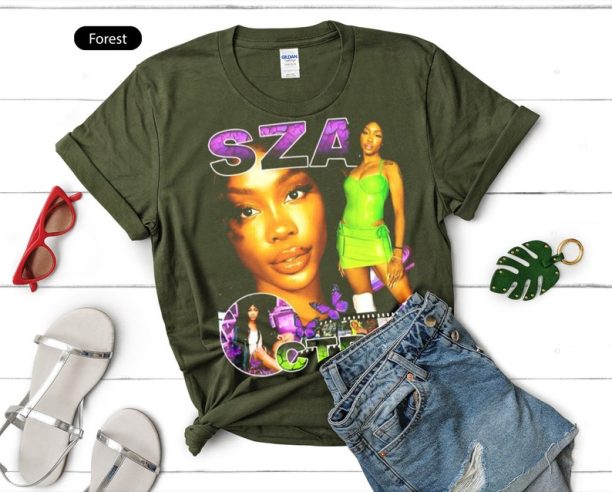 Vintage Sza 90S Shirt Camp Ctrl Rap Hip Hop Unisex Sweatshirt Sza Sos Sza Merch Unisex Softstyle Hoodie Sza Sos Full