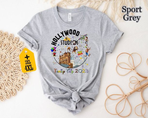 Hollywood Studious Family Trip 2023 Shirt, Disney Shirt, Disney Family Shirt, Disney Trip Shirt, Disney Vacation Shirt