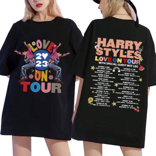 Harry Styles' Love on Tour 2023: Unforgettable Shirt for the Ultimate Fan, Harry Styles Shirt one direction