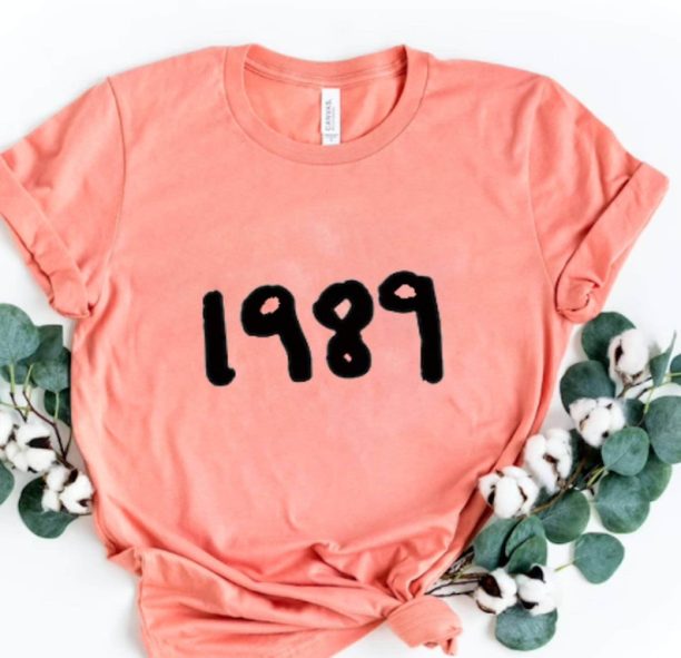 A 1989 Taylor Swift T-Shirt, Fun Music Lover Gift, Shirt for 2023 Swiftie Concert, Tour Merch Tee for Fans