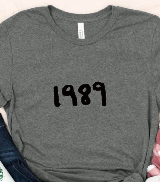 A 1989 Taylor Swift T-Shirt, Fun Music Lover Gift, Shirt for 2023 Swiftie Concert, Tour Merch Tee for Fans