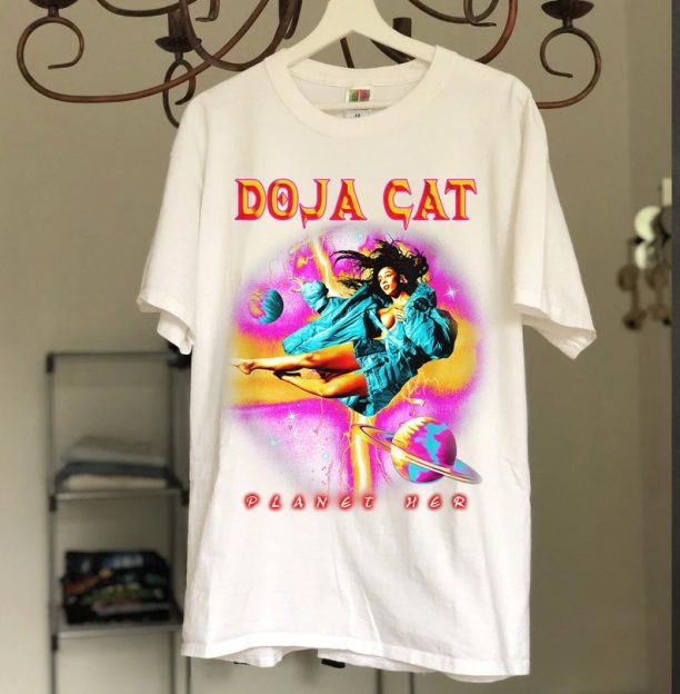 Doja Cat Planet Her Retro t shirt, Doja Cat Kiss Me More Vintage 90s T shirt, Vintage Bootleg Sweatshirt