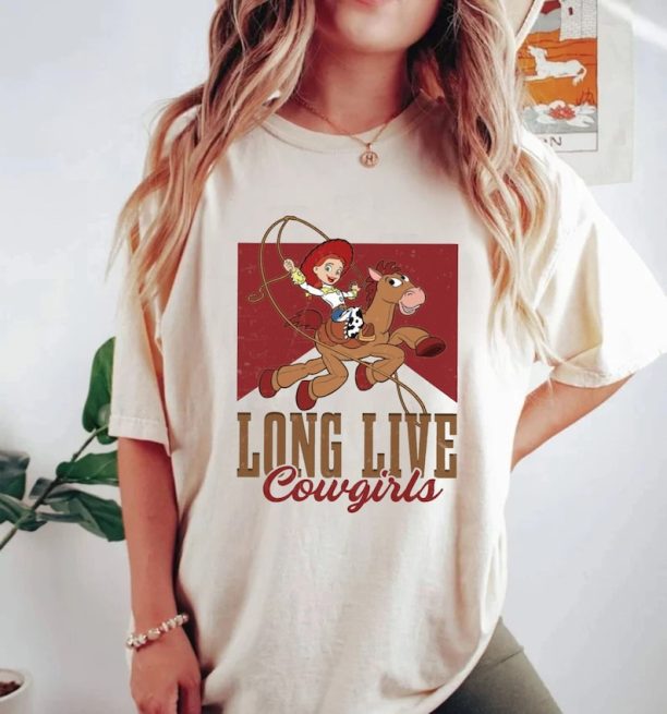 Disney Toy Story Jessie Long Live Cowgirls Comfort Colors® Shirt, Magic Kingdom Shirt, Disneyworld Shirt