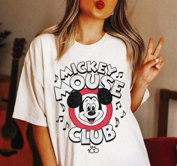 Mickey Mouse Club Classic 100th Celebration 2023 T-Shirt Disney Trip 2023 Shirt Vacation 2023 Gift For Men Women