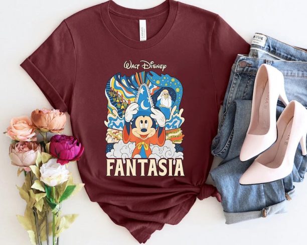 Fantasia Mickey Shirt, Disney Fantasia Shirt, Fantasia Sorcerer Shirt, Mickey Stay Magical, Magic Kingdom