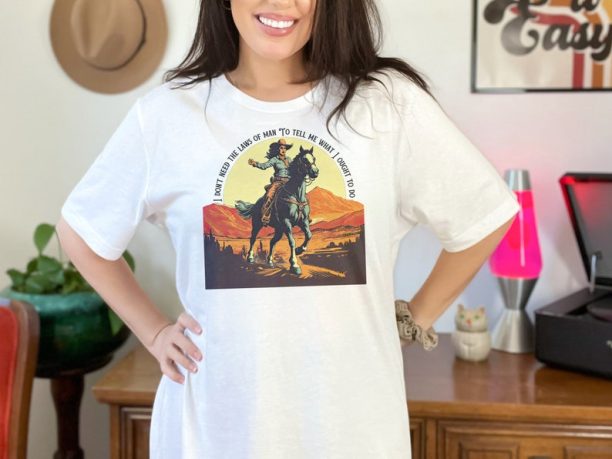 Triune God Tyler Childers Shirt, Retro Western Tshirt, Country Music T-shirt, Tyler Childers Tee, Horse, Unisex Tshirt