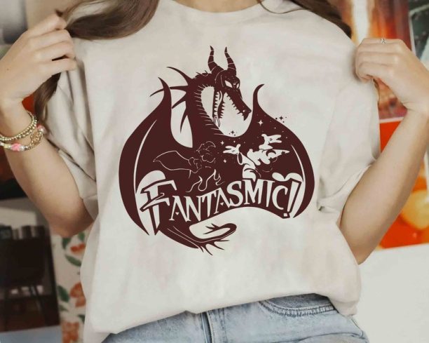 Disney Fantasia Sorcerer Mickey And Dragon Stay Magical Fantasmic Shirt, WDW Magic Kingdom Disneyland