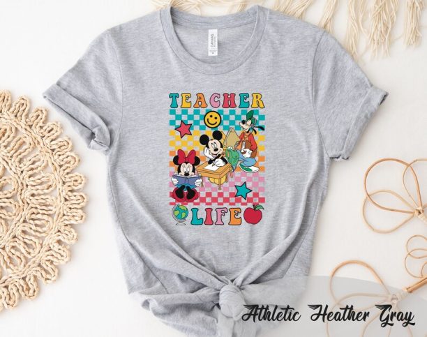 Disney Teacher Life Shirt, Teacher Life Shirt, Teacher Disney Shirt, Mickey Minnie Teacher Gift, Back to School Shirt