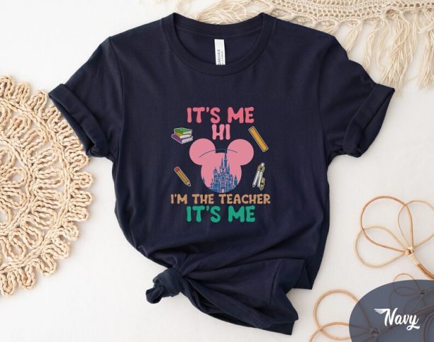 Teacher Disney Shirt ,Mickey Minnie Teacher Gift Tee, Teach Love Inspire Disneyland Shirt, Disney Teacher Shirt
