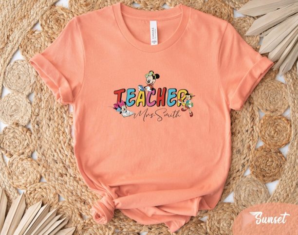 Custom Teacher Shirt, Disney Custom Teacher Shirt, Personalized Teacher Shirt, Disney Personalized Teacher Shirt