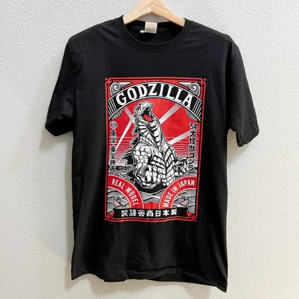 Japan Godzilla Graphic T-Shirt, Japanese Character Tee for Men and Women