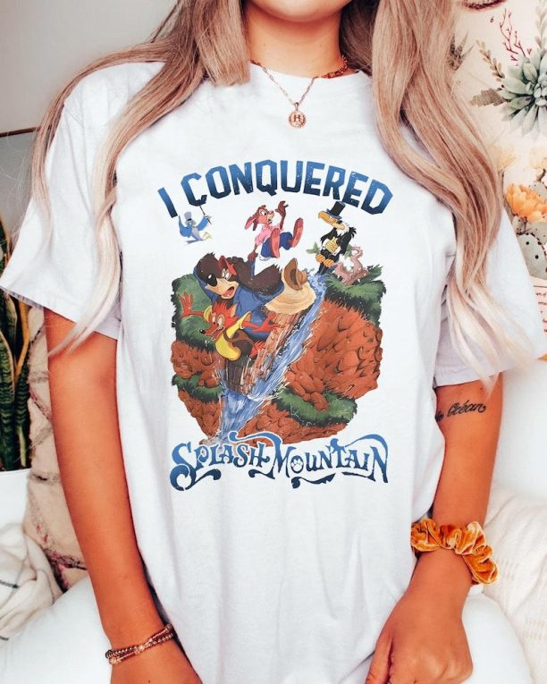 Br'Er Rabbit Fox Bear I Conquered Splash Mountain Shirt / One Last Splash 1989 2023 Disney T-shirt / Magic Kingdom Park