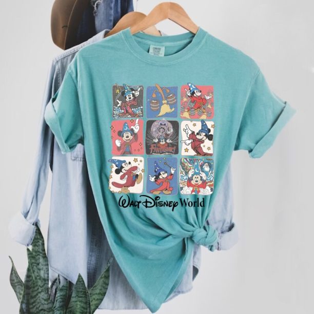 Disney Fantasia Sorcerer Mickey Comfort Colors® Shirt, Disney Trip Family Shirt, Mickey Magical Shirt, Disneyworld Shirt