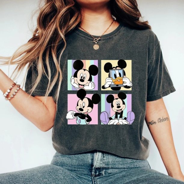 Disney Mickey Mouse Comfort Colors® Shirt, Disney Male Character Shirt, Disneyland Shirt, Disneyworld Shirt