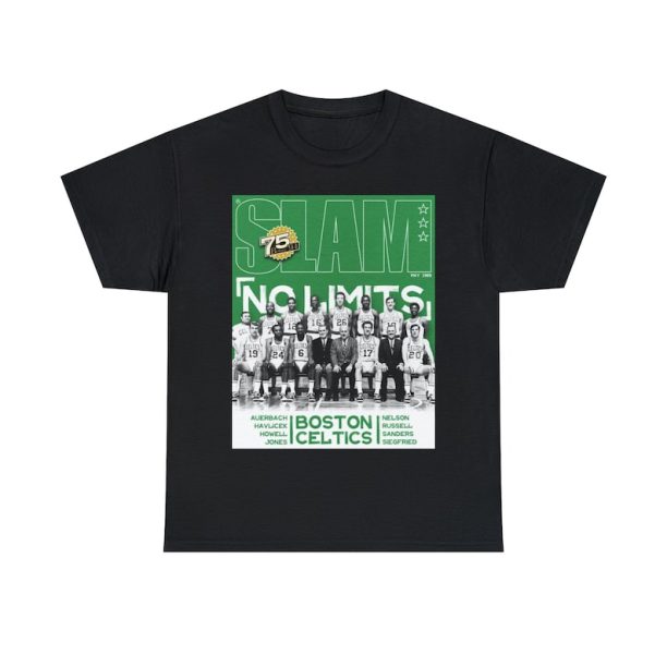 Boston Celtics Championship NBA Slam Cover Tee Shirt