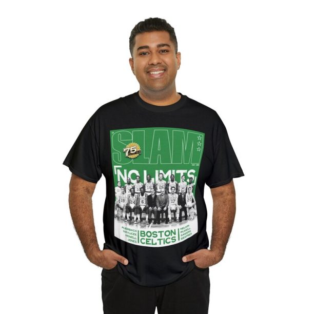 Boston Celtics Championship NBA Slam Cover Tee Shirt