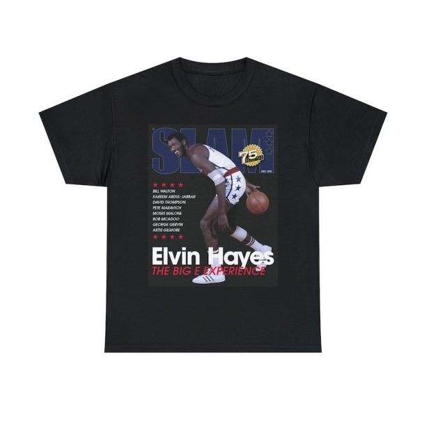 Elvin Hayes Washington Wizards NBA Slam Cover Tee Shirt