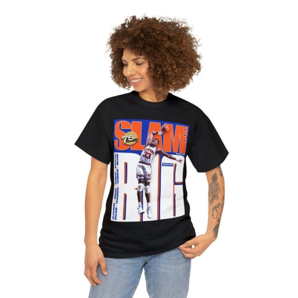 Patrick Ewing New York Knicks NBA Slam Cover Tee Shirt