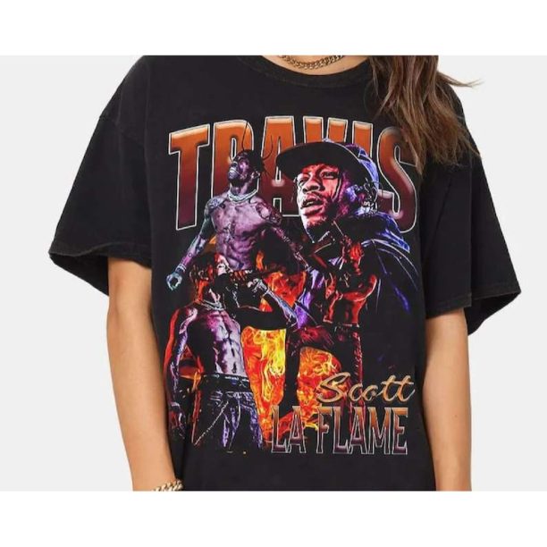 Vintage 90s Bootleg Style T-Shirt | Travis Scott Hiphop Shirt | Nascar Racing Tee | Unisex Oversized T-Shirt