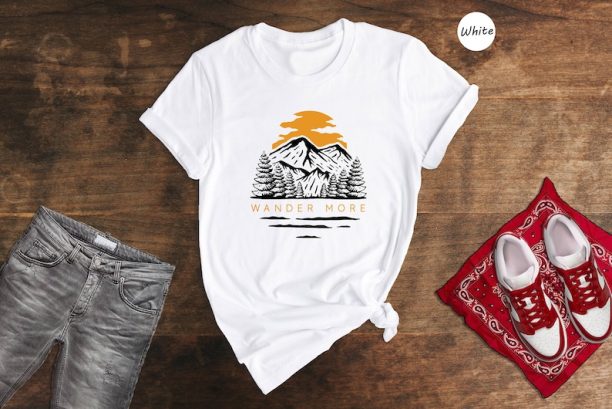 Wander More Shirt, Hiking Outdoors Shirt, Nature Lover Gift, Adventure Shirt, Adventurer Gift, Explore More Shirt