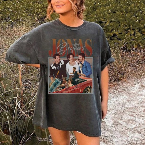 Jonas Brothers Vintage T-Shirt, Jonas Five Albums One Night Tour Shirt, Jonas Brothers 2023 Tour Shirt