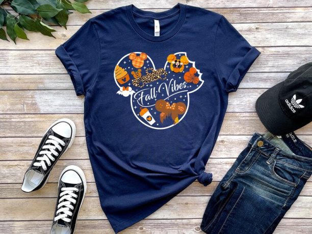 Fall Disney Shirts Thanksgiving Trip, Fall Disney Mickey Shirt, Fall Vibes Shirt, Fall Disney Vacation