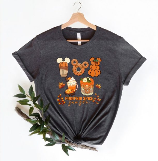 Disney Pumpkin Spice Season Latte, Disney Fall Coffee Shirt, Pumpkin Spice Latte Tee, Thanksgiving Shirt, Cute Fall Shirt