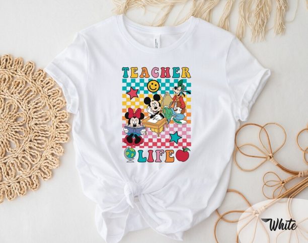 Disney Teacher Life Shirt, Teacher Life Shirt, Teacher Disney Shirt, Mickey Minnie Teacher Gift, Back to School Shirt