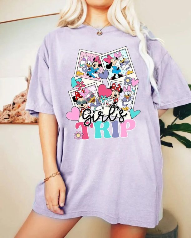 Disney Minnie Daisy Comfort Colors® Shirt, Disney Girls Trip Shirt, Disney Besties Shirt, Disneyworld Shirt