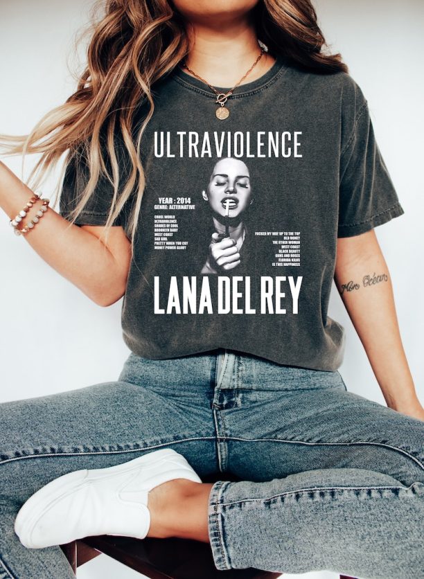 Lana Del Rey Shirt, Ultraviolence Album Tshirt, Lana Del Rey Merch, Lana Del Rey Tour