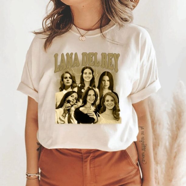 Vintage Lana Del Rey Shirt, Lana Del Rey Retro T Shirt, Lana Del Rey Merch, Fan Gifts Men Women Unisex Tee Shirt GI855