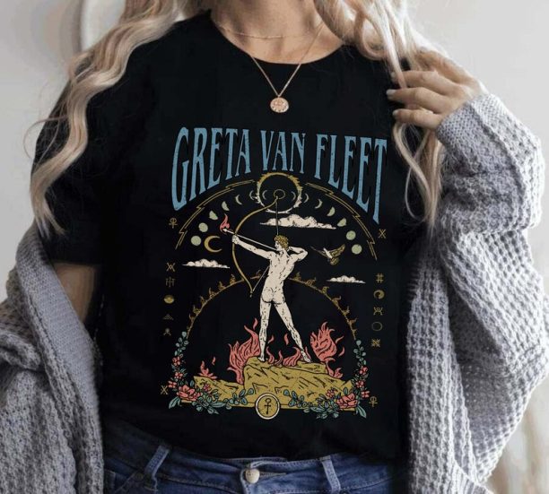 Greta Van Fleet Strange Horizons T-Shirt, Greta Van Fleet Tour Concert Shirt, 2023 Tour Shirt