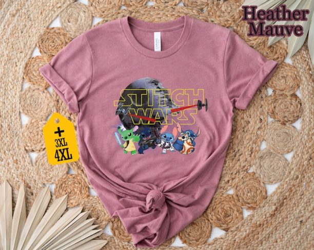 Stitch Wars Shirt, Disney Shirt, Disney Animal Shirt, Star Wars Shirt, Disney World Shirt, Disneyland Shirt, Cute Shirt