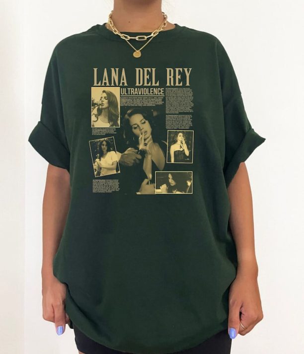 Lana Del Rey T Shirt, Retro Ultraviolence T Shirt, Lana Del Rey Merch, Fan Gifts Men Women Unisex Tee Shirt GI965