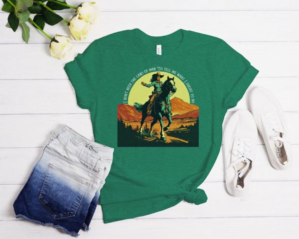 Triune God Tyler Childers Shirt, Retro Western Tshirt, Country Music T-shirt, Tyler Childers Tee, Horse, Unisex Tshirt