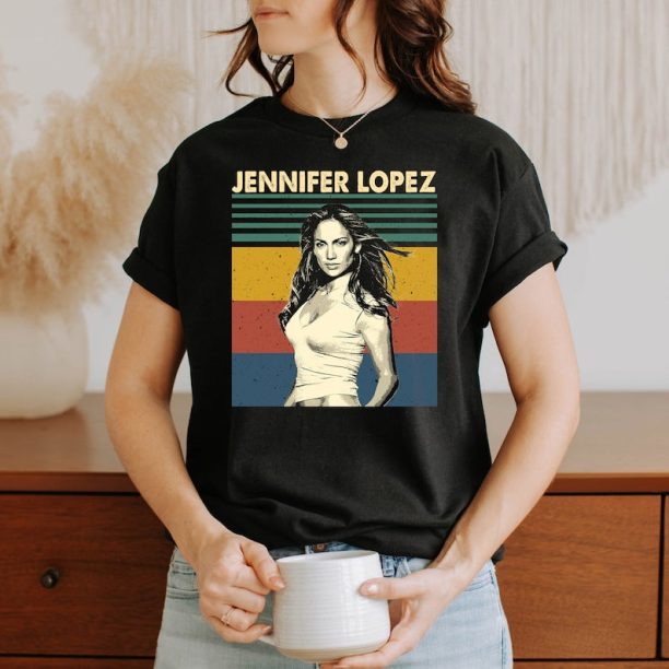 Jennifer Lopez Retro Vintage Shirt, Jennifer Lopez Gift Shirt Idea, Unisex Gift Shirt For Men And Women