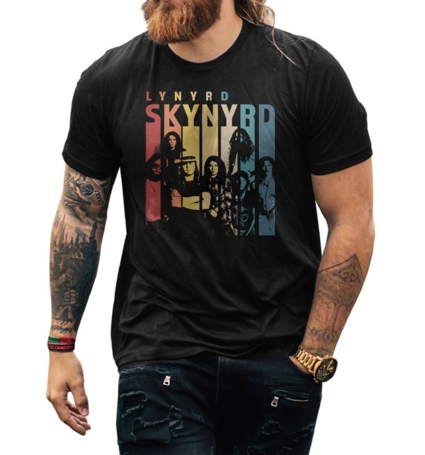 Lynyrd Skynyrd Retro Vintage T-Shirt, Lynyrd Skynyrd Shirt, Music Shirt, Gift Tee For You And Your Friends