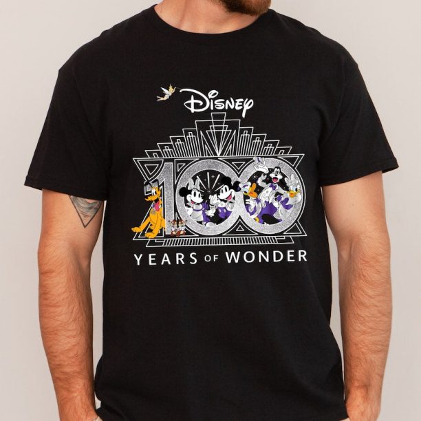 Disney 100 Years Of Wonder Shirt, Walt Disney T-shirt, Disneyland 2023 Trip 100th Anniversary, Disney 100 Outfits