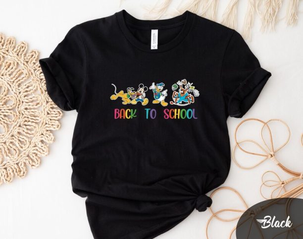 Disney Back To School Shirt, Mickey and Friends Back To School Shirt, Happy First Day of School Shirt