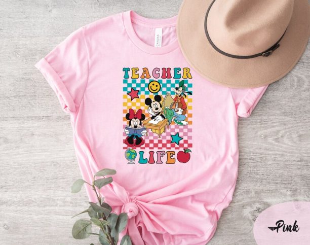 Disney Teacher Life Shirt, Teacher Life Shirt, Teacher Disney Shirt, Mickey Minnie Teacher Gift, Back to School Shirt