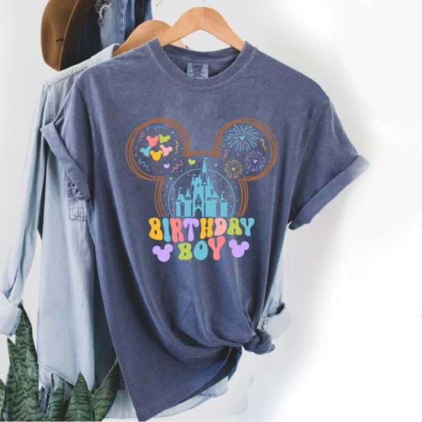 Mickey Minnie Birthday Toddler Shirt, Disney Birthday Family Shirt, Birthday Boy Shirt, Birthday Girl Shirt