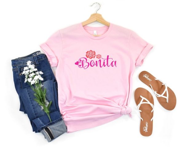 Bonita Shirt, Spanish Tshirt, Latina Shirts, Latinx T-shirt, Latina Power, Bonita Parody Spanish, Morena Tee