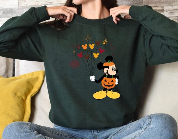 Mickey Pumpkin Sweatshirt, Mickey Matching Sweatshirt, Disney Trip Sweatshirt, Disney Pumpkin Sweatshirt