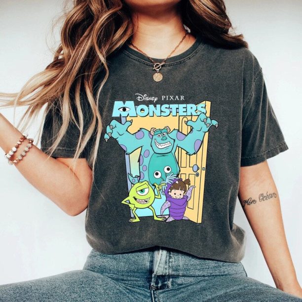 Disney Pixar Monsters Inc Comfort Colors T Shirts, Monsters University Shirts, Disney Trip Shirt, Disney Group Shirt