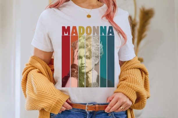 Madonna Retro Vintage T-Shirt, Madonna Shirt, Music Shirt, Gift Tee For You And Your Friends