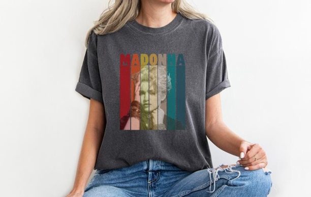 Madonna Retro Vintage T-Shirt, Madonna Shirt, Music Shirt, Gift Tee For You And Your Friends